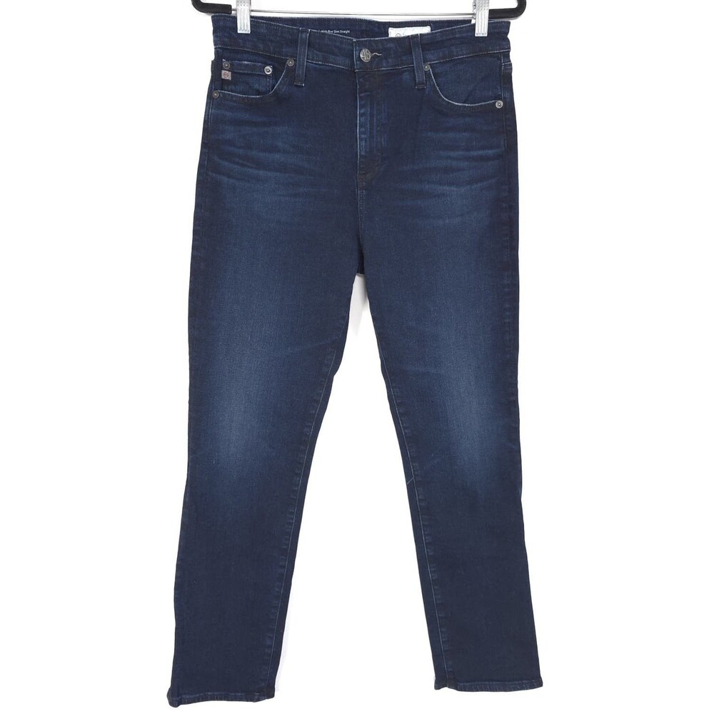 AG ADRIANO GOLDSMIECHMIED Women Jeans 31 MARI HighRise SlimStraight JAPAN FABRIC